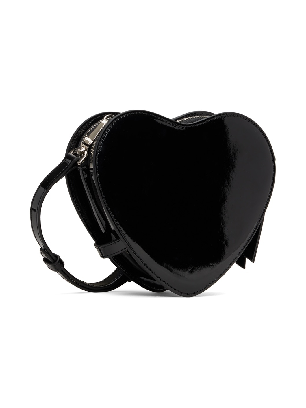 Black Louise Heart Crossbody Bag - 3