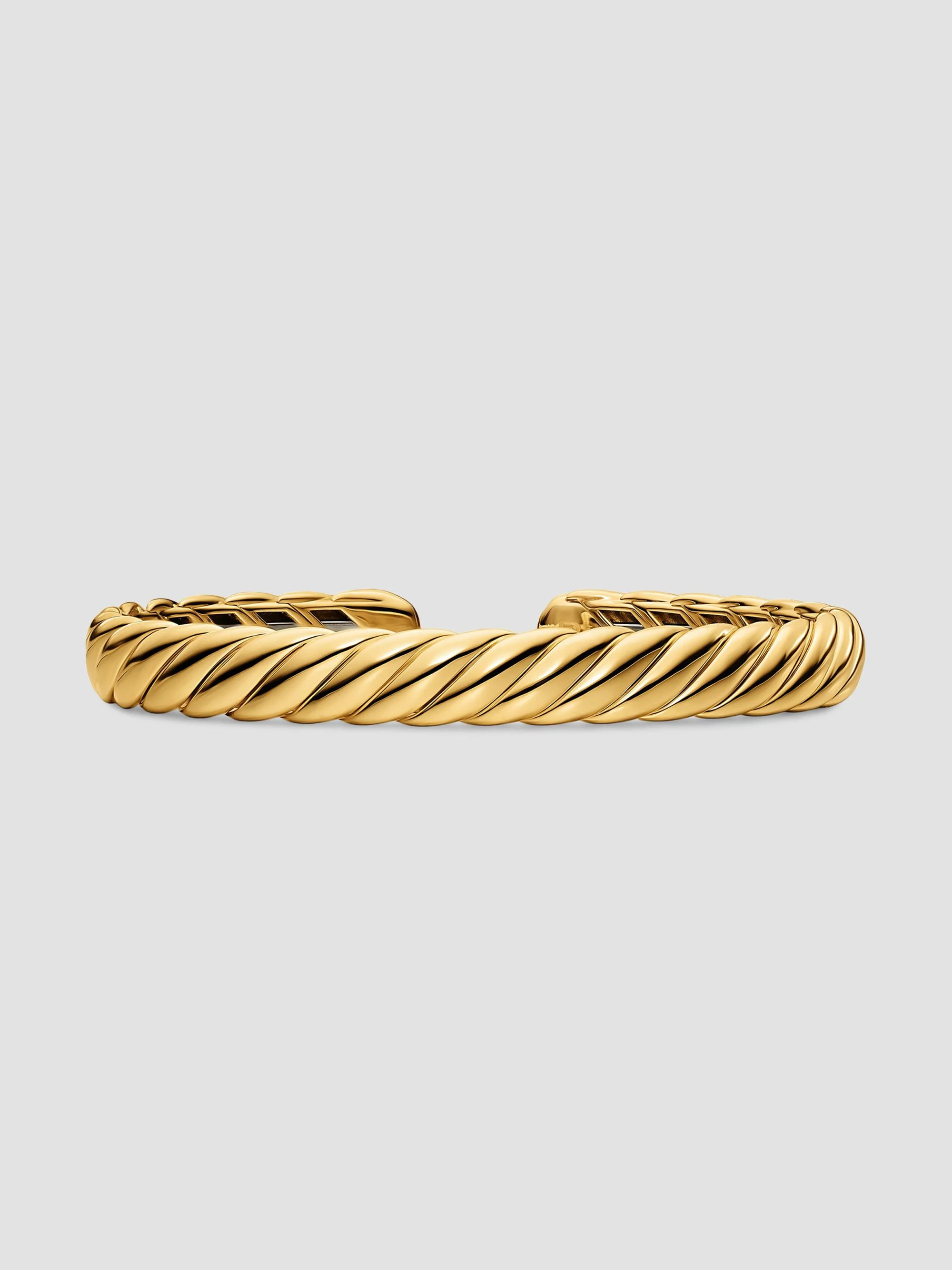 Women's Sculpted Cable Flex Bracelet in 18K Yellow Gold, 7.5MM - Gold - 1