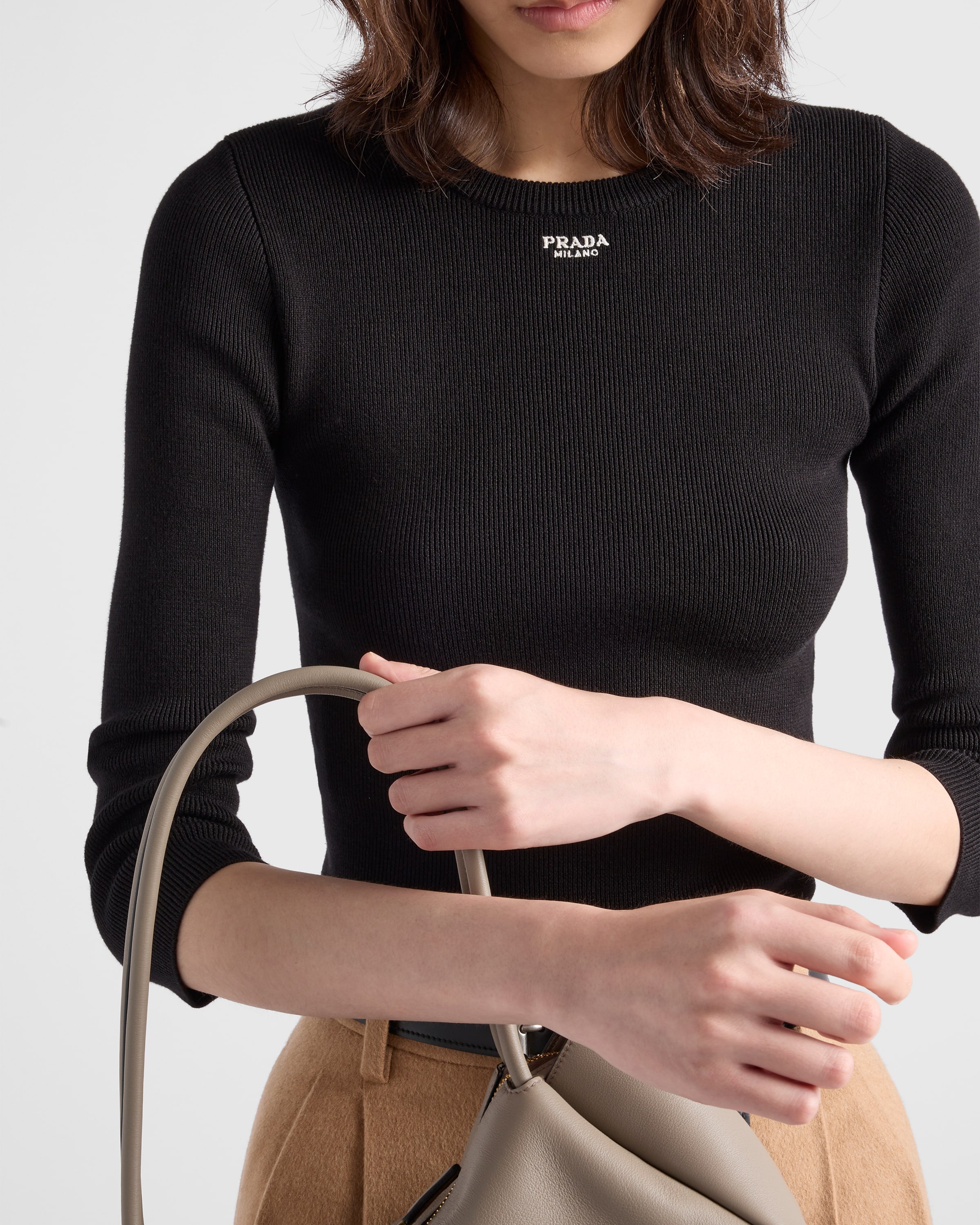 Cotton crew-neck sweater - 3