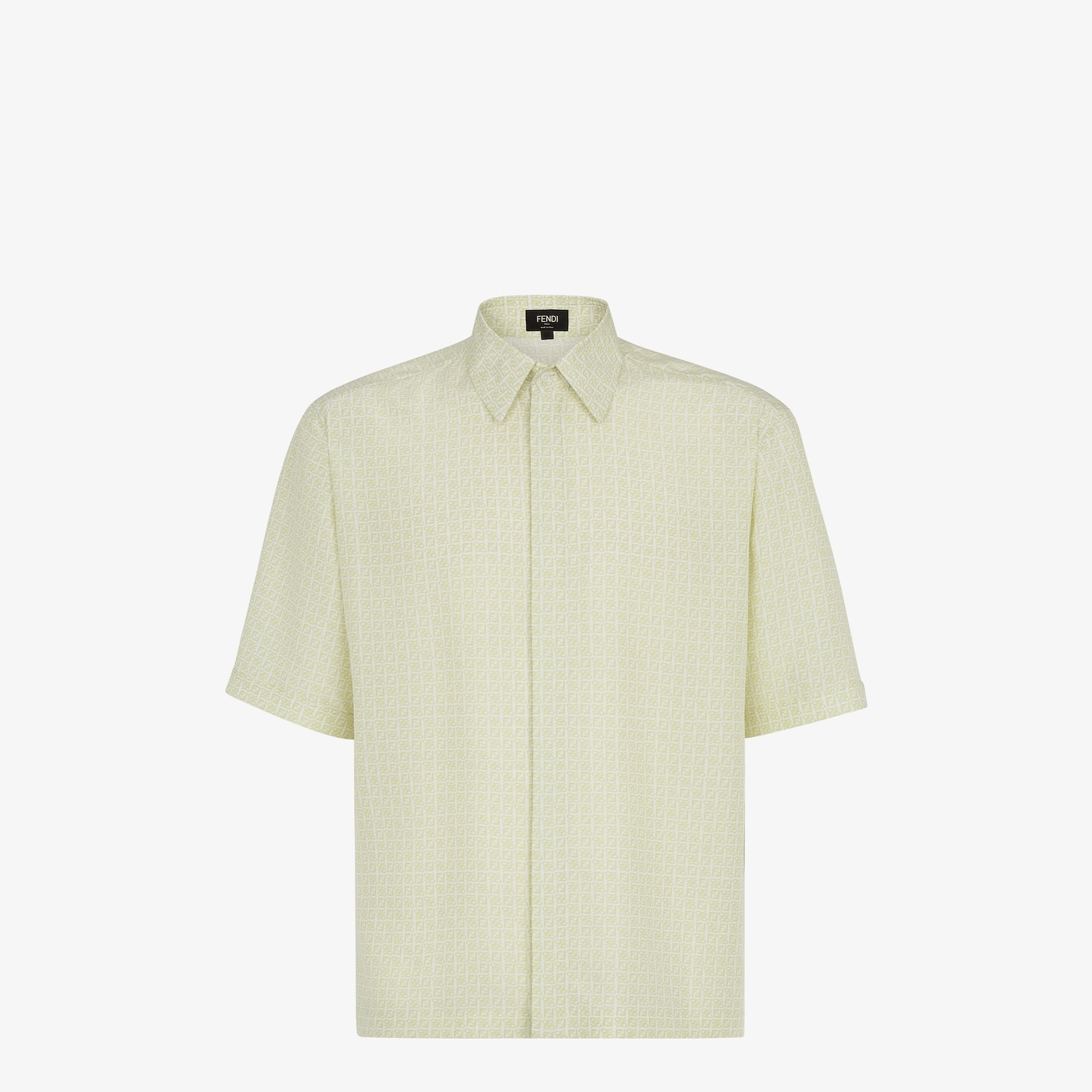 Green silk shirt - 1