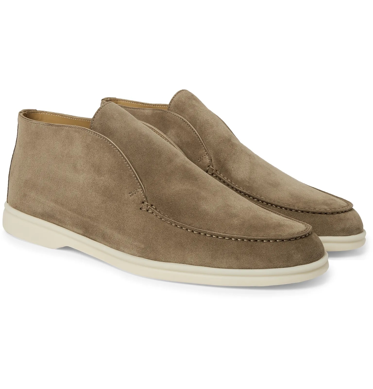 Open Walk Suede Boots - 10