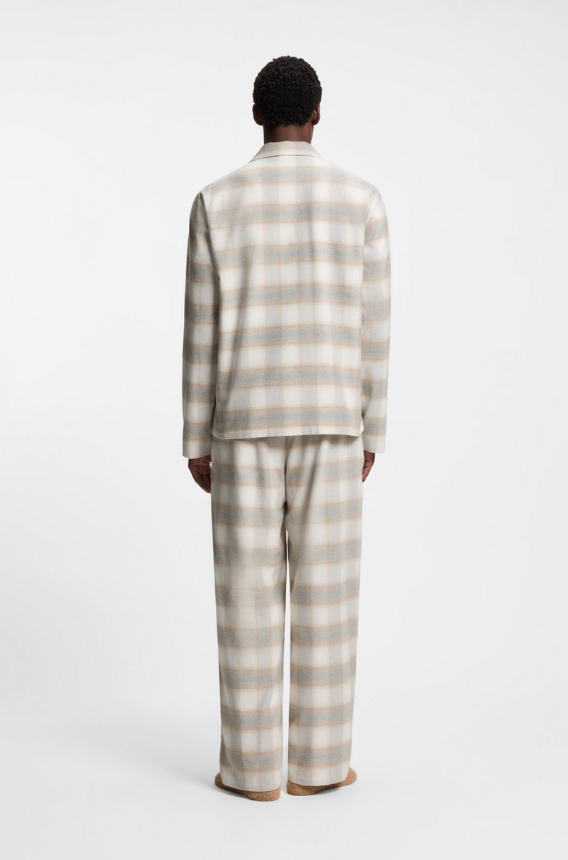 VICHY-CHECK PYJAMA SET IN COTTON FLANNEL 4