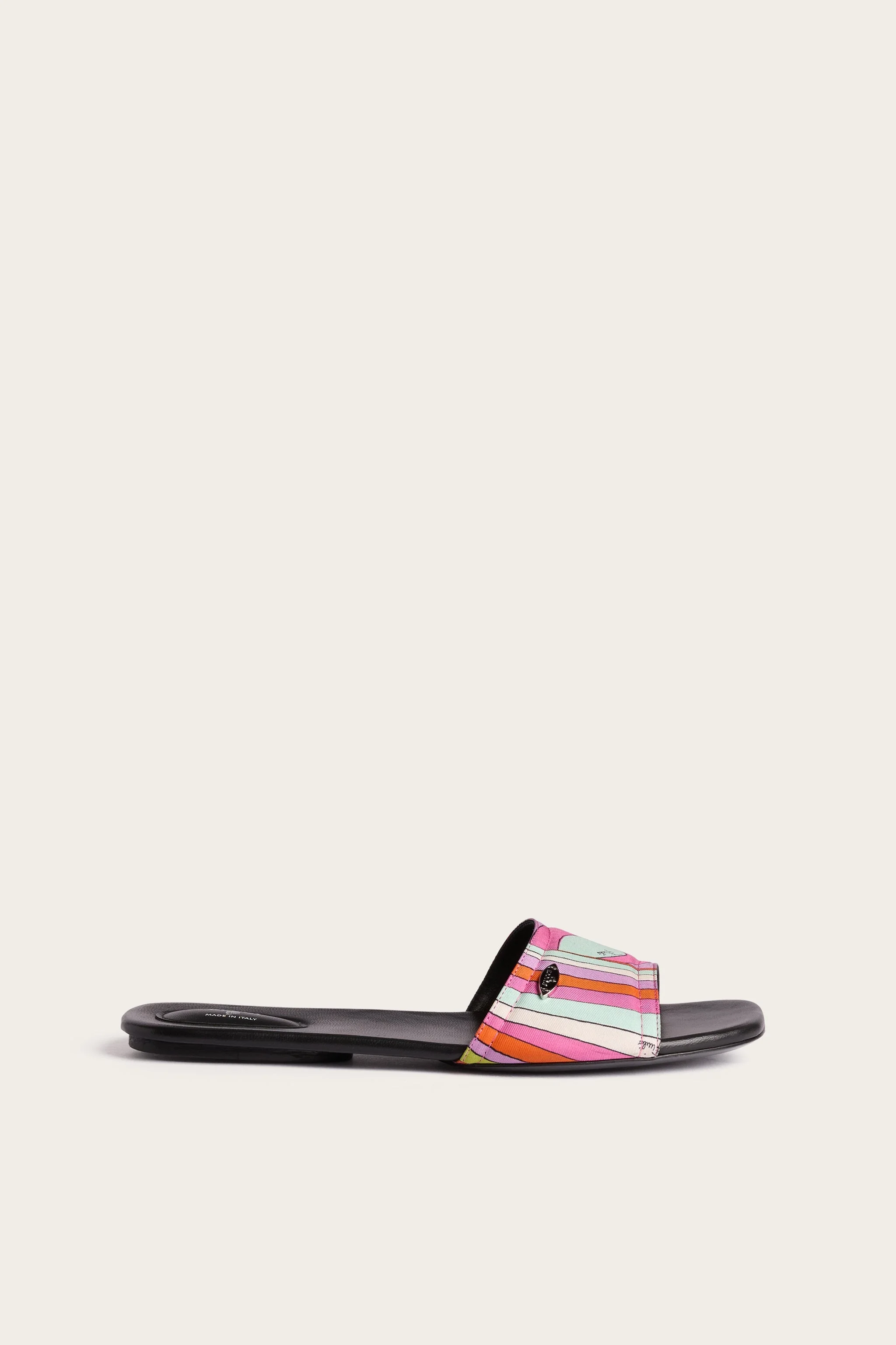 IRIDE PRINT SILK SLIP-ONS - 1