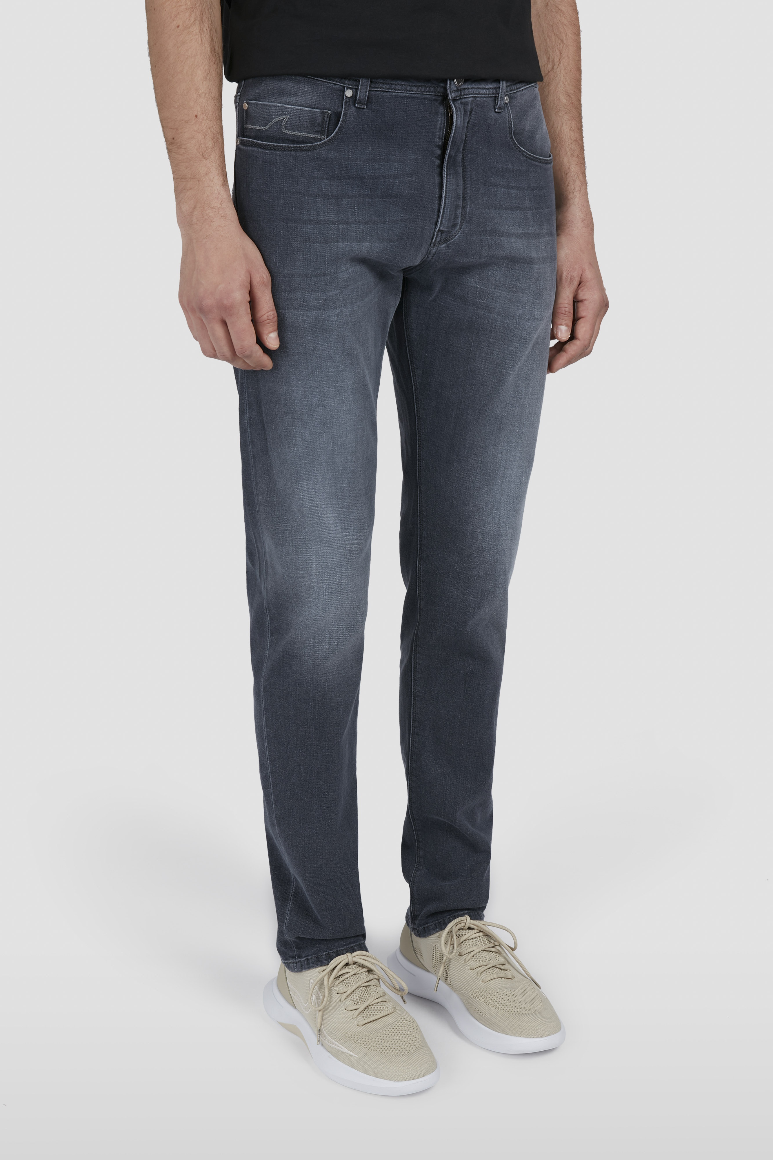 SILVER RIVET JEANS - 6