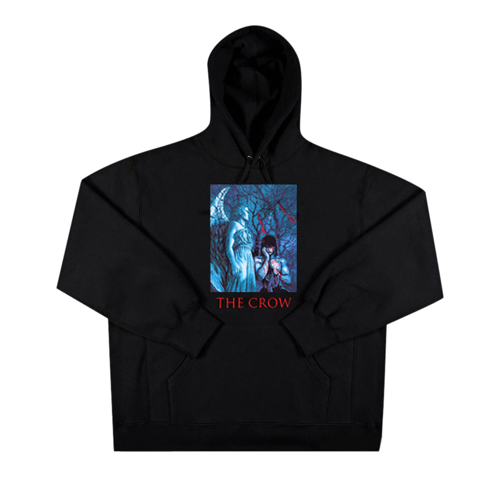Supreme Supreme x The Crow Hooded Sweatshirt 'Black' | REVERSIBLE