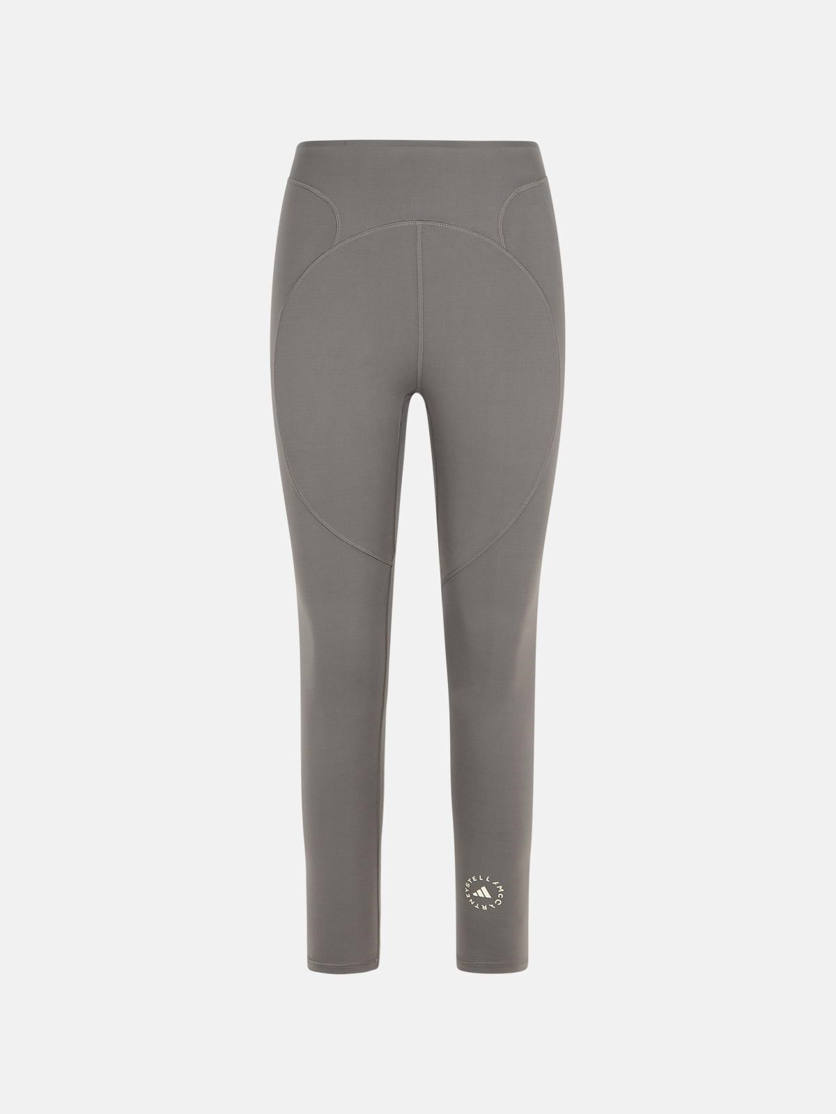 '7/8' GREY POLYAMIDE BLEND LEGGINGS - 1