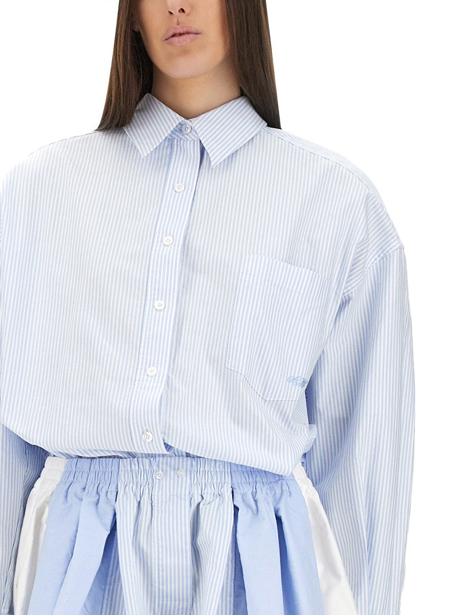 Alexander Wang Women Short Striped Overalls - 4