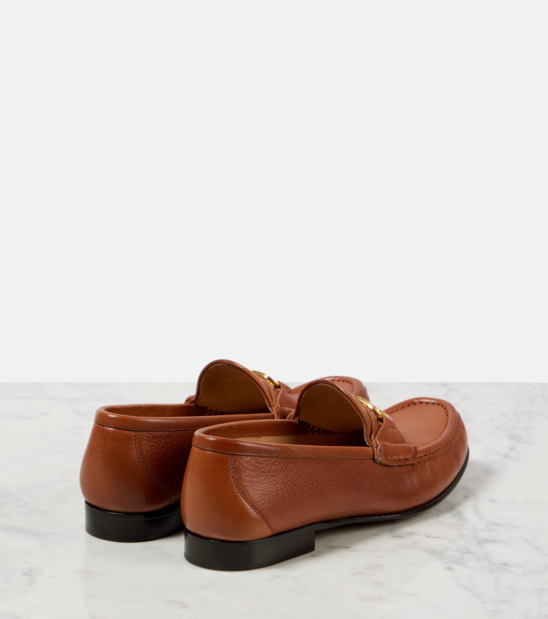 VLogo Signature leather loafers - 2