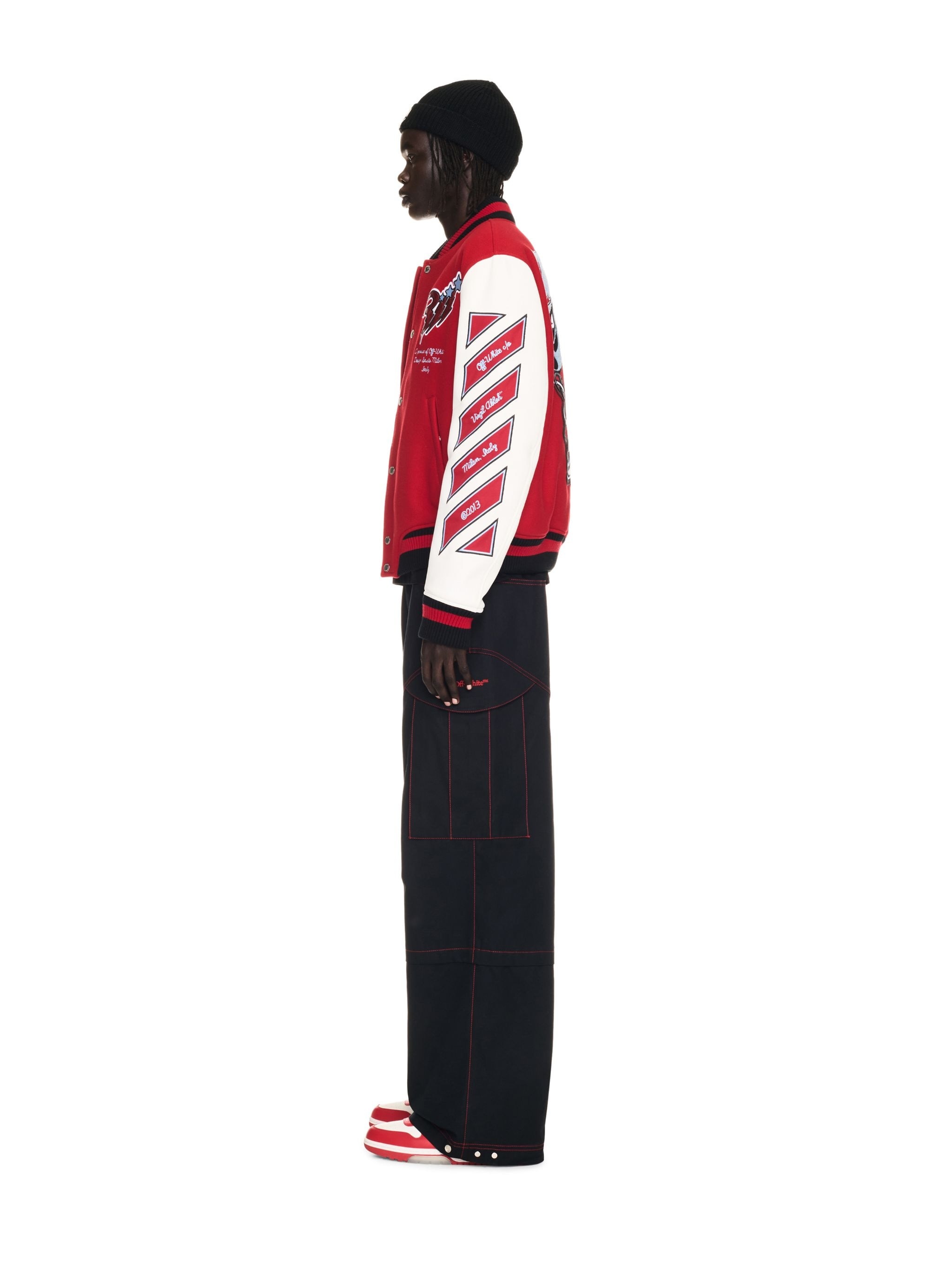 Scorpio Lea Wool Varsity Jkt - 3