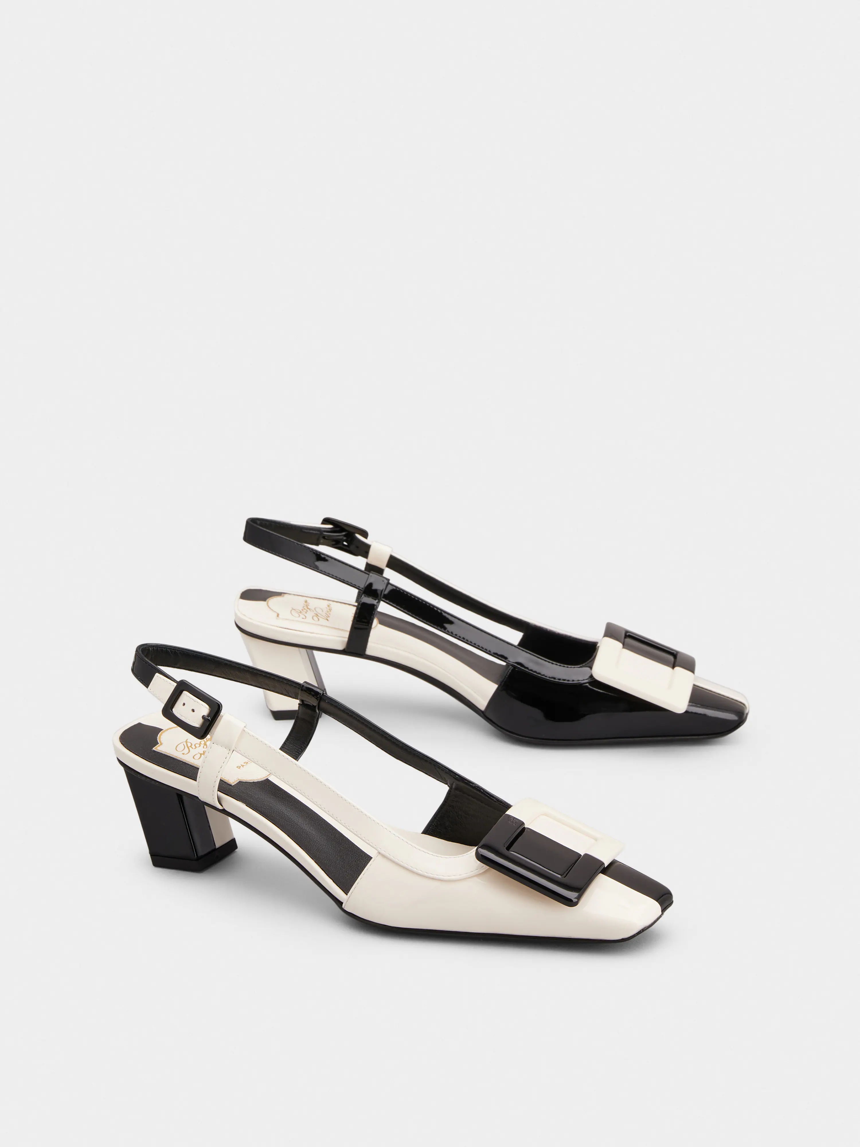 Belle Vivier Slingback Pumps in patent leather - 2