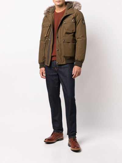 Belstaff multi-pocket padded jacket outlook