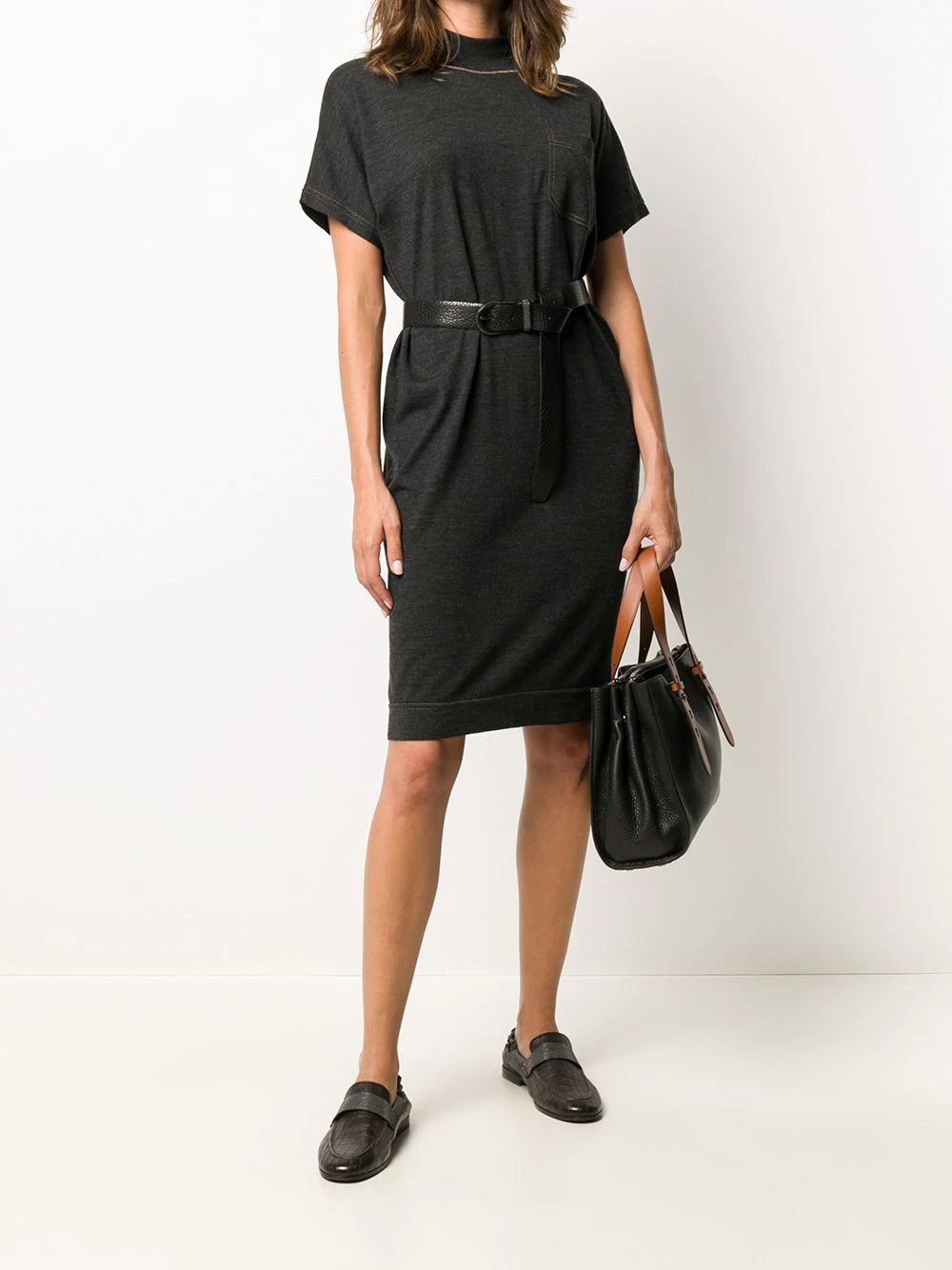 knitted T-shirt dress - 2