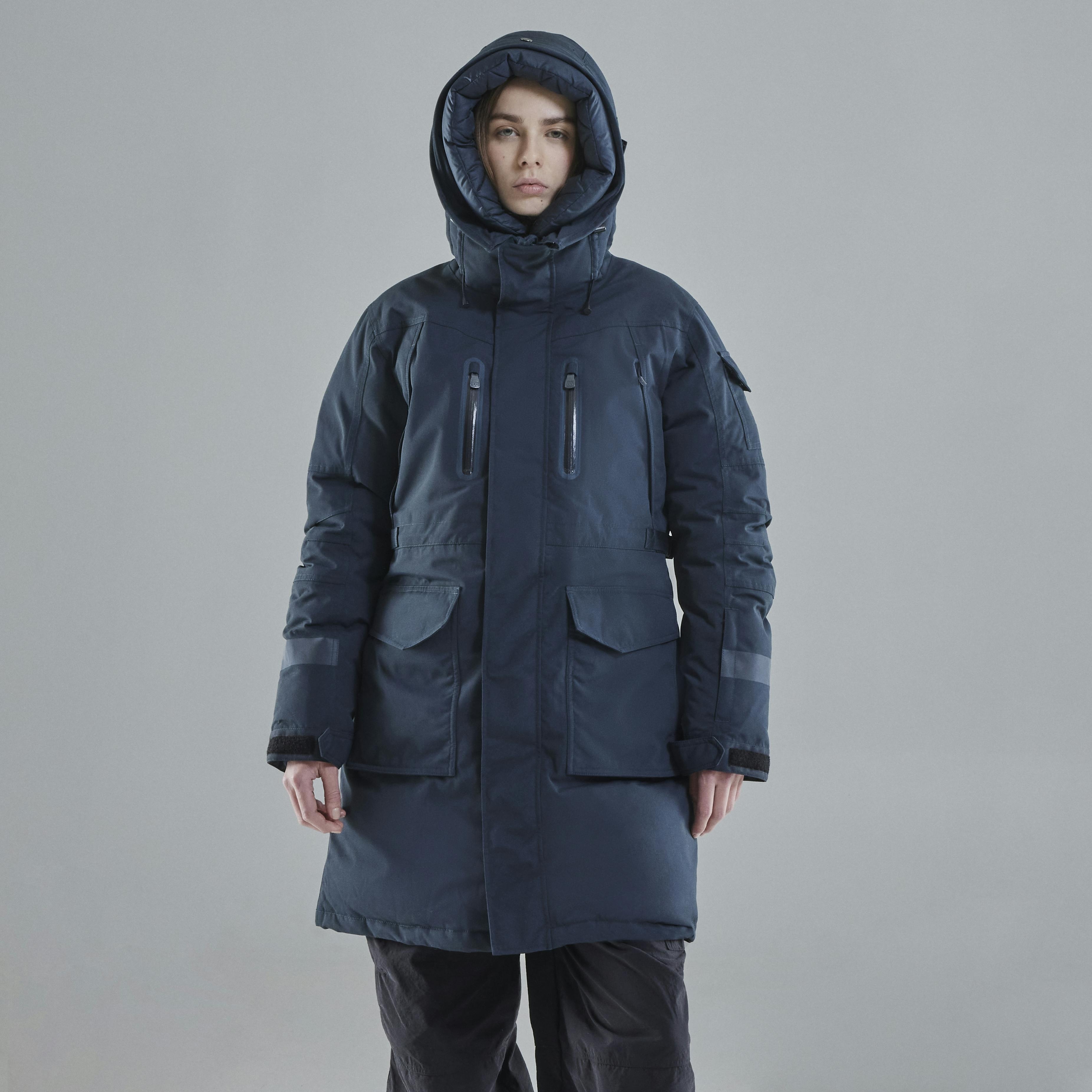 Jökla Arctic professional vegan parka with hood trim - 5