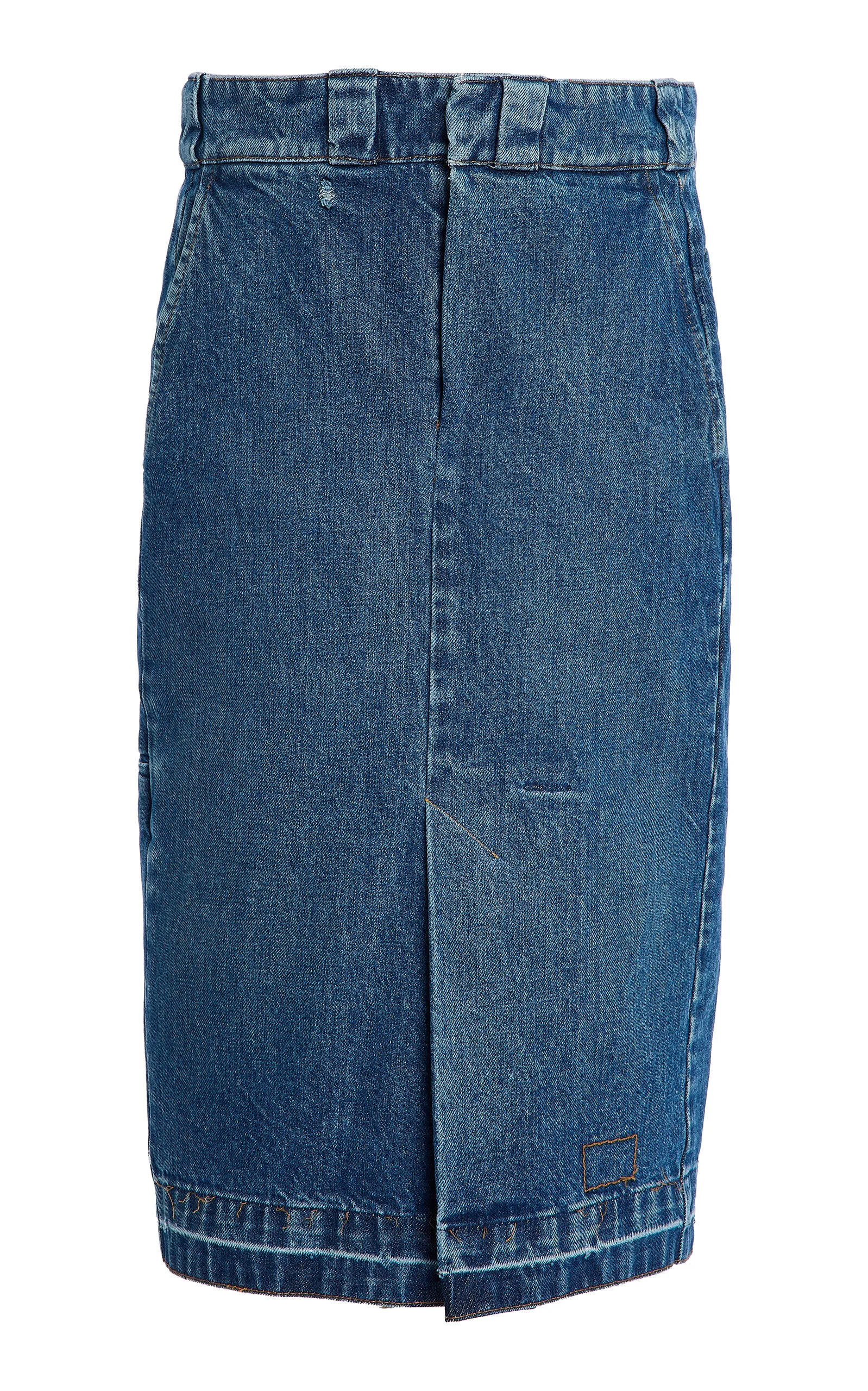 Denim Midi Skirt medium wash - 1