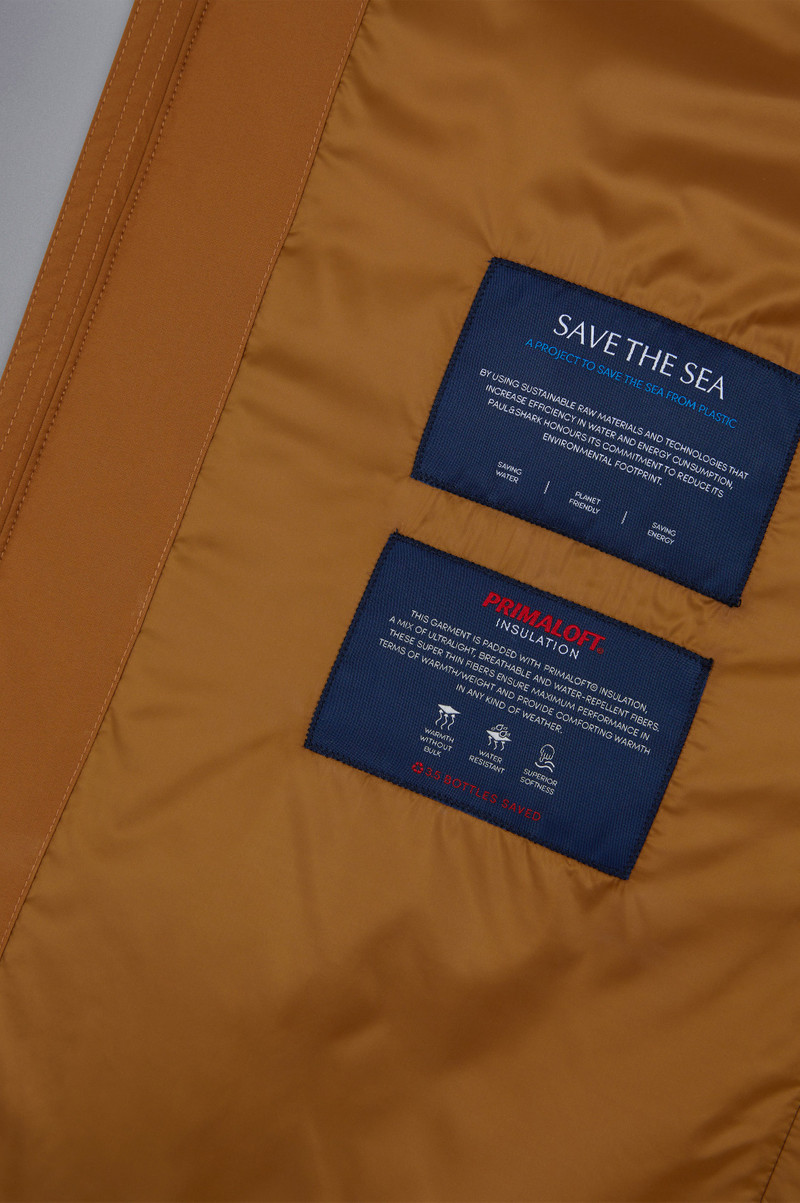 TEDDY FLEECE VEST WITH TECHNICAL FABRIC INSERTS 7