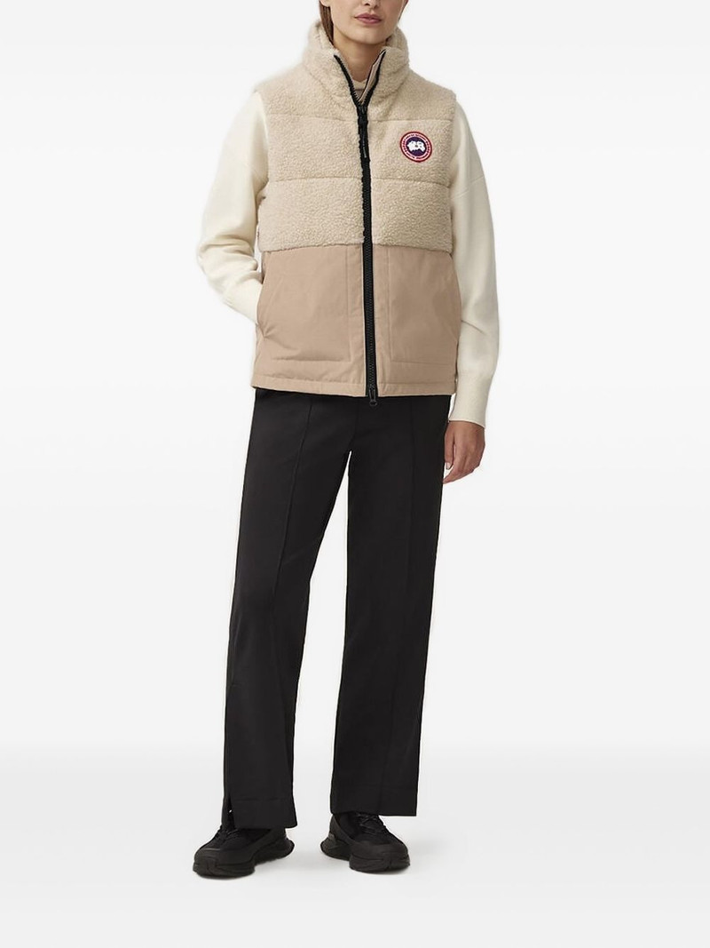 Canada Goose quilted fleece gilet outlook