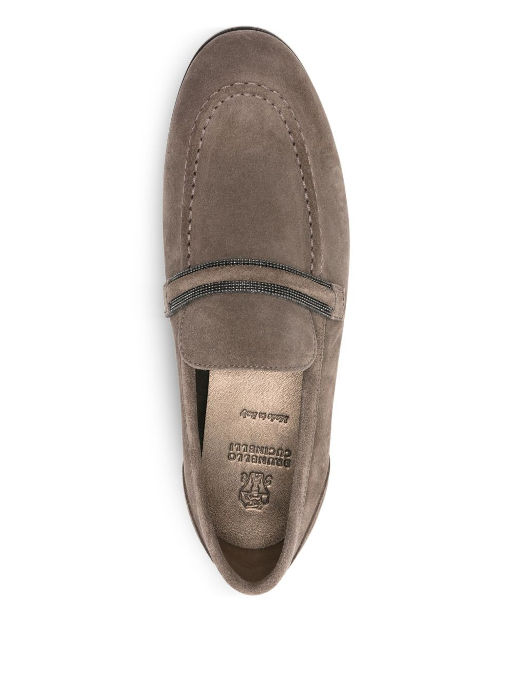 monoli-trim penny loafers - 4
