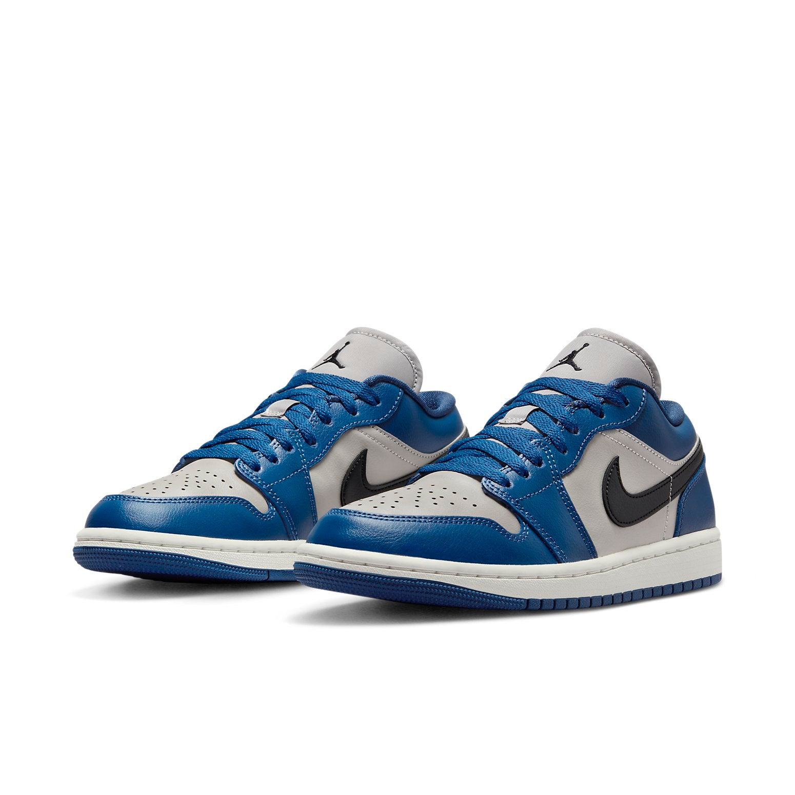 (WMNS) Air Jordan 1 Low 'Gray Navy Blue Black' DC0774-402 - 3