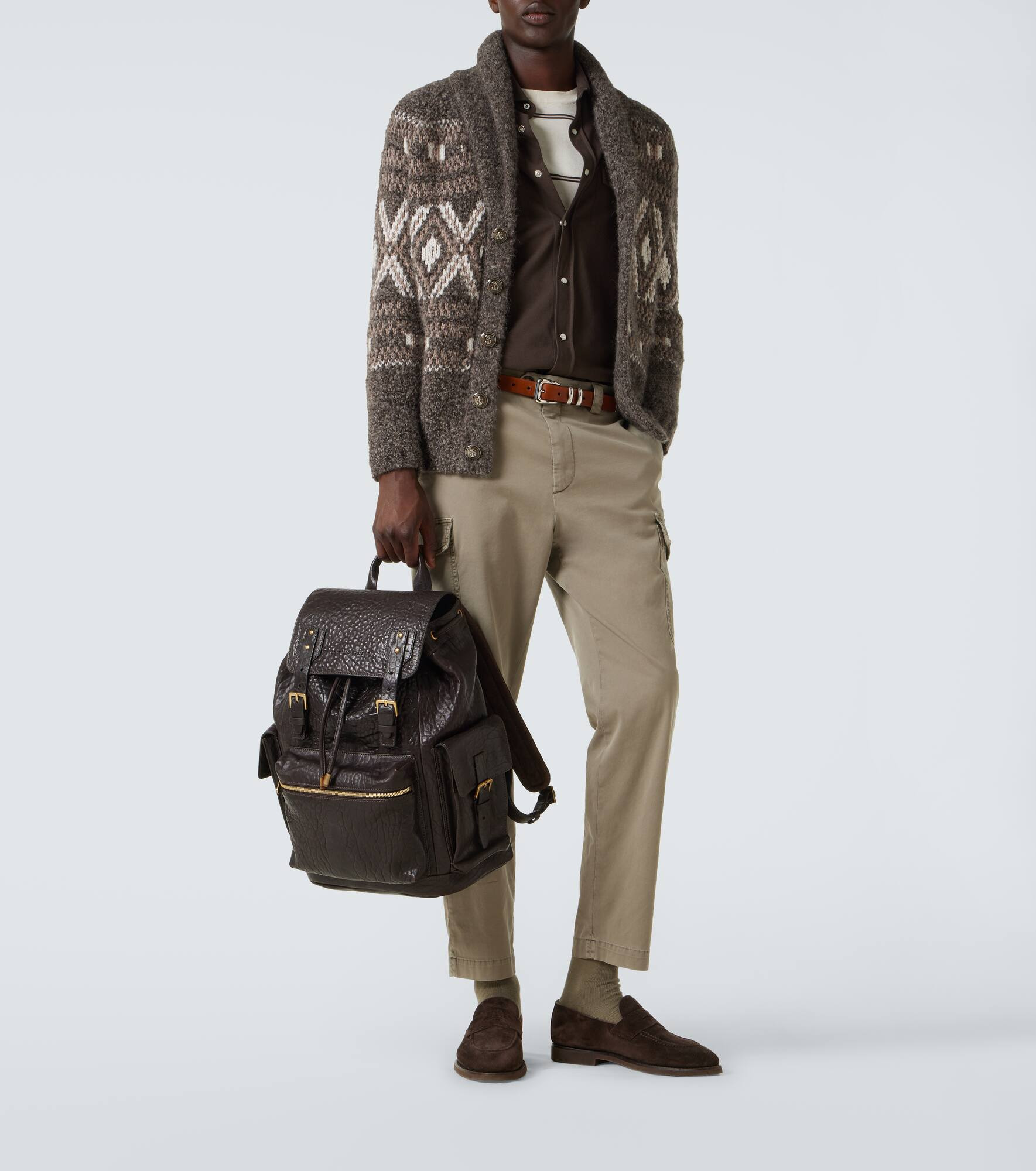 Leather backpack - 6