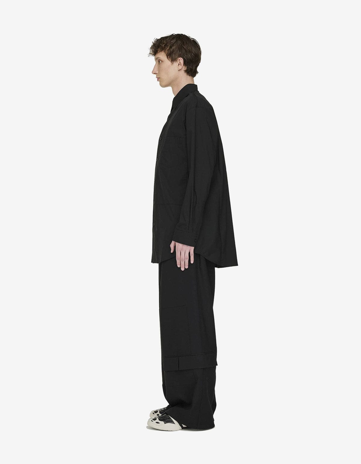 Y-3 Black Sporty Cotton Shirt - 6