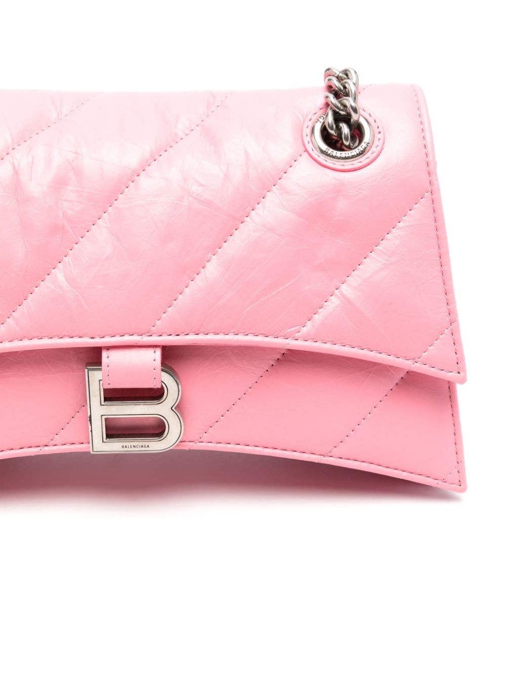 Crush quilted shoulder bag - 4