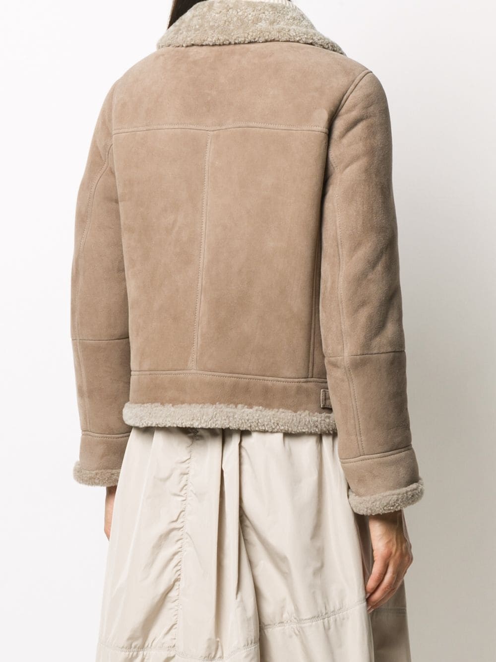 short shearling jacket - 4