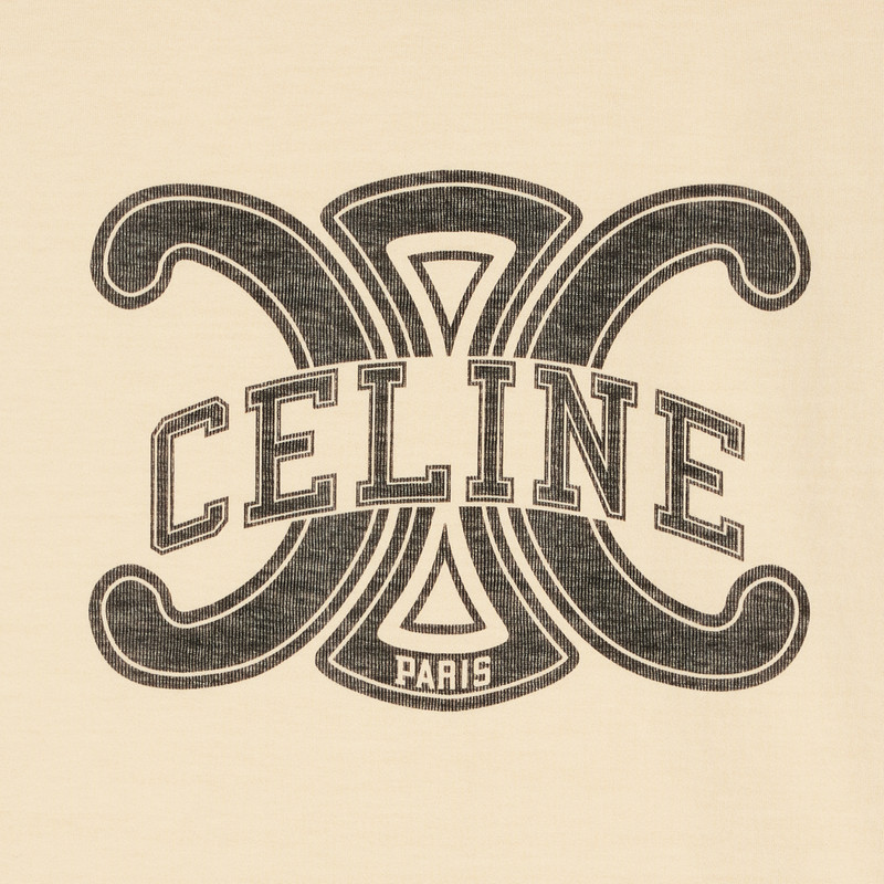 CELINE TRIOMPHE T-SHIRT IN COTTON JERSEY 3