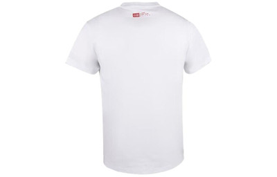 Li-Ning Li-Ning Lifestyle Sportswear Premium Tee 'White Red' AHSS983-3 outlook