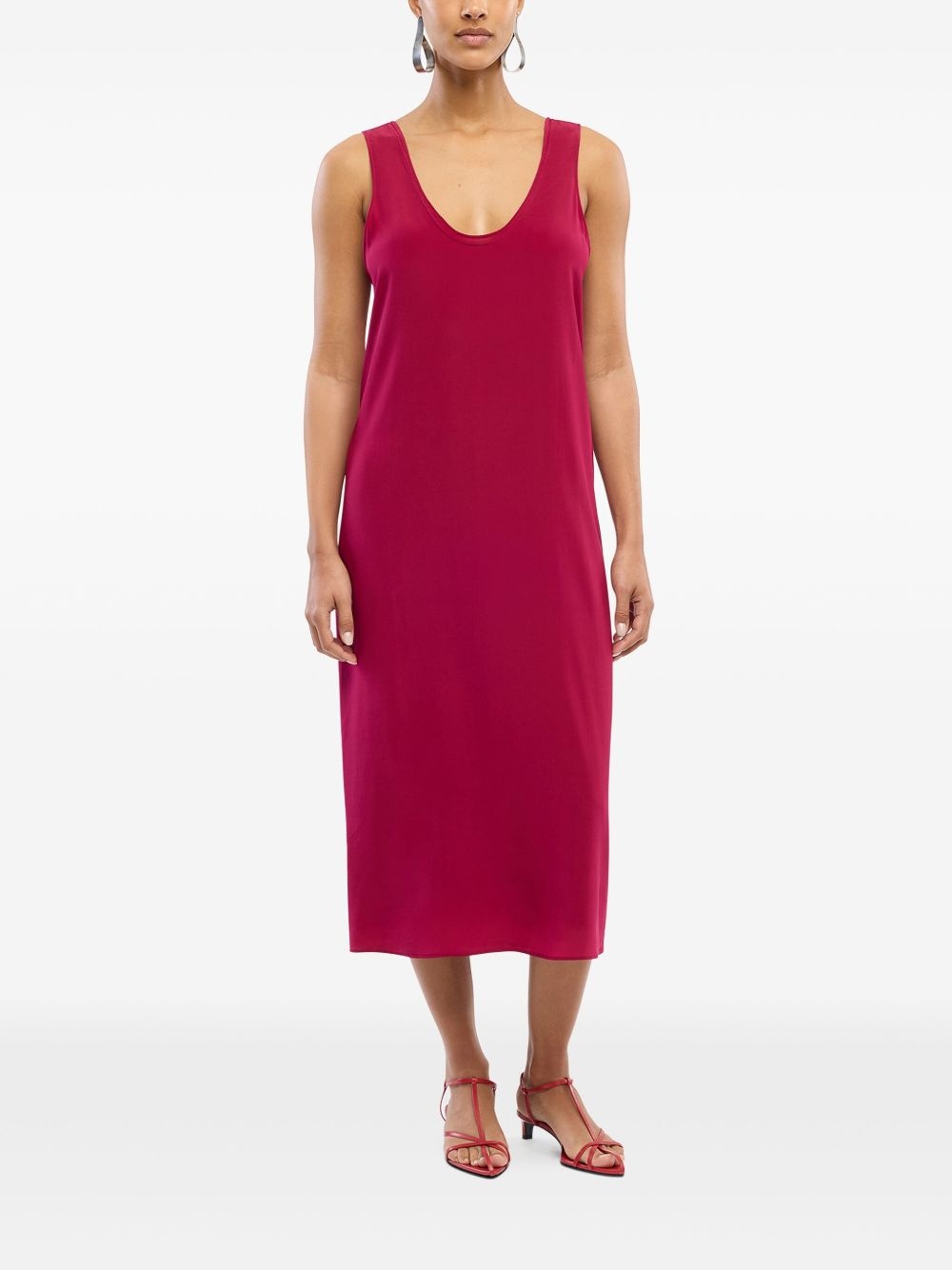silk tank dress - 2