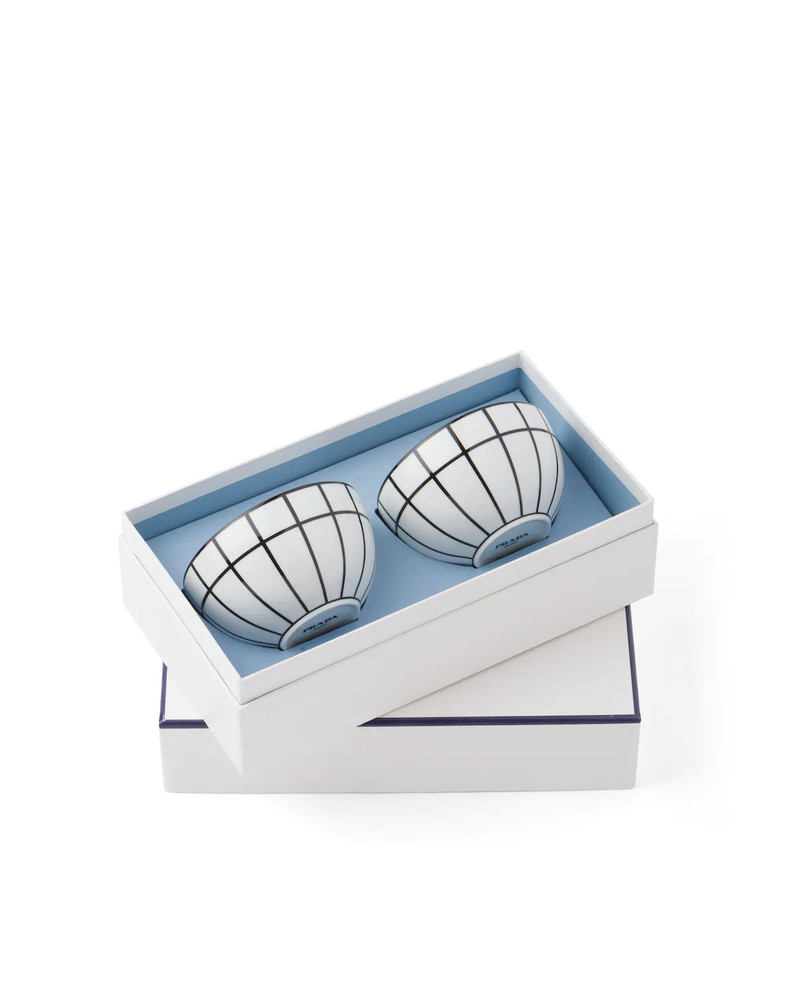 Porcelain cereal bowl set 4