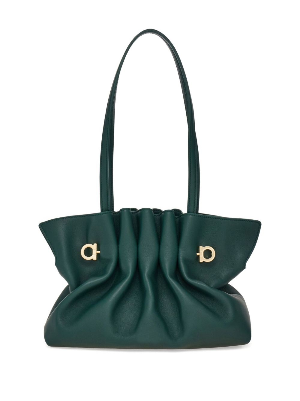 Soft ruched shoulder bag - 4