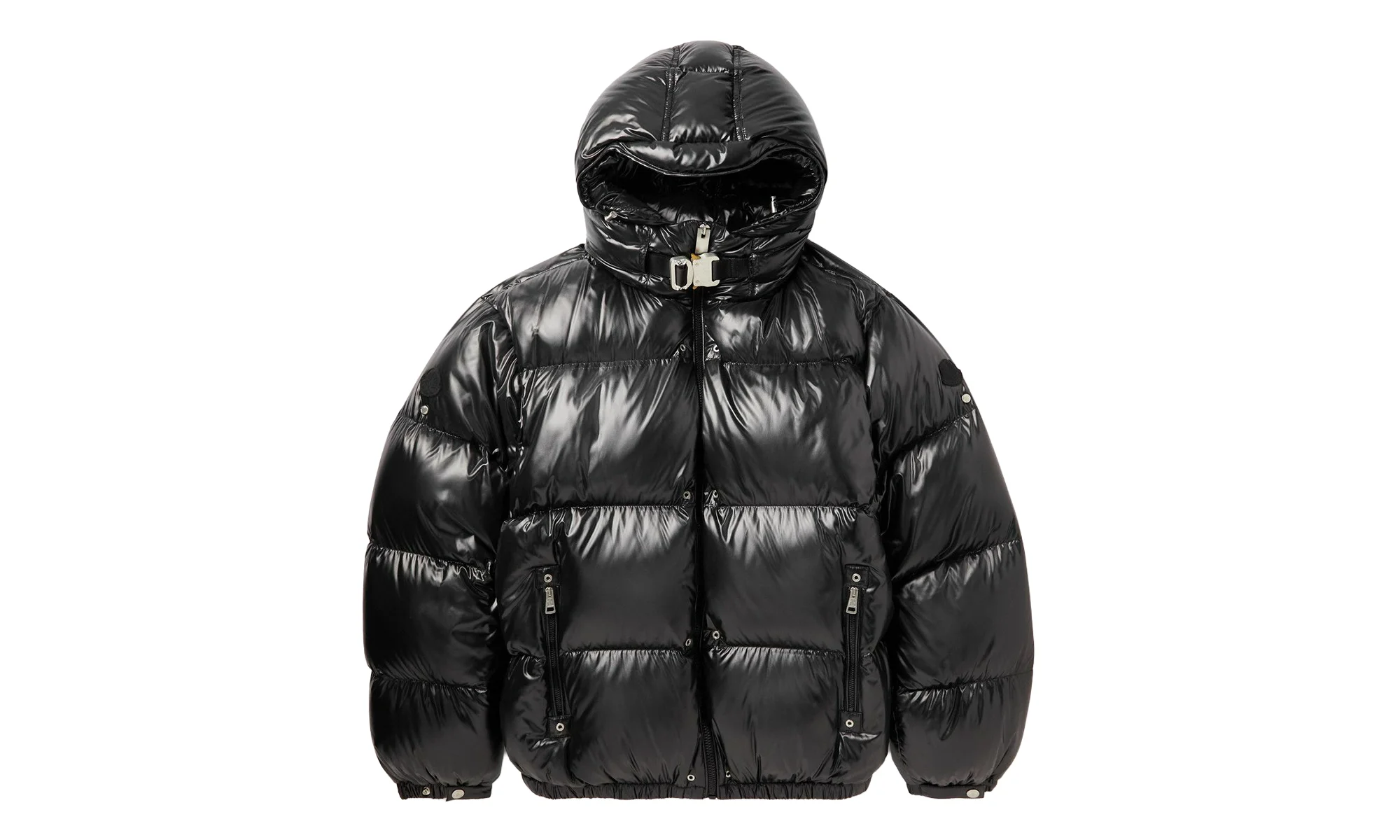 Moncler 1017 ALYX 9SM Almondis Shell Hooded Down Jacket "Black" MON28 - 1