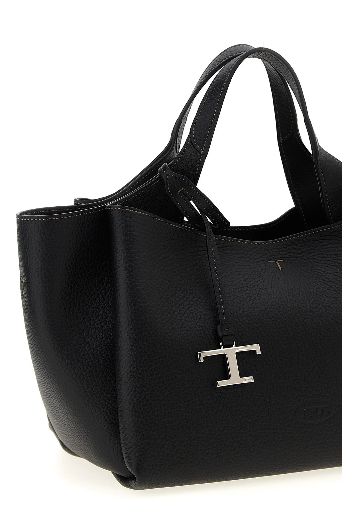 Mini leather handbag - 4