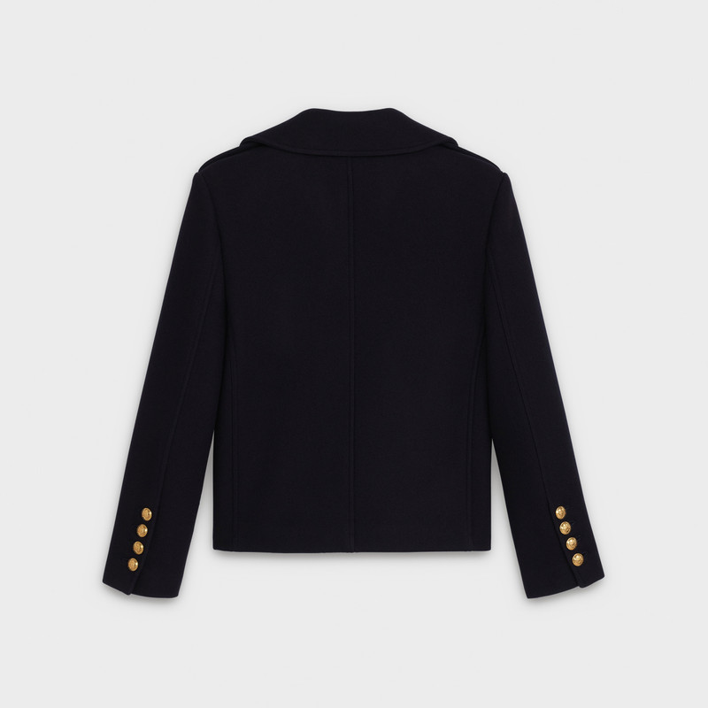 CELINE short 'caban' in wool outlook