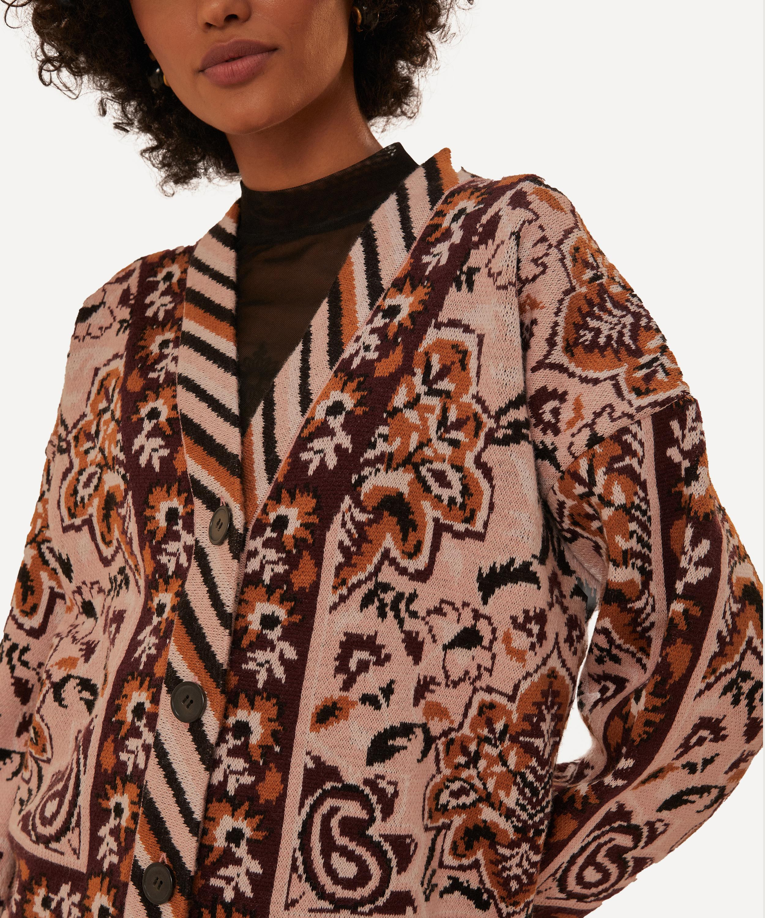 Glam Tapestry Knit Cardigan - 3