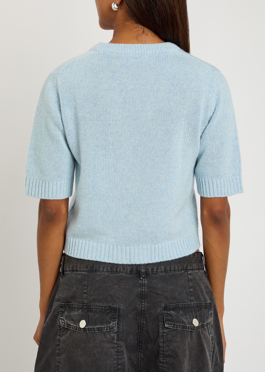 Ganni Future Wool-blend Cardigan - 3