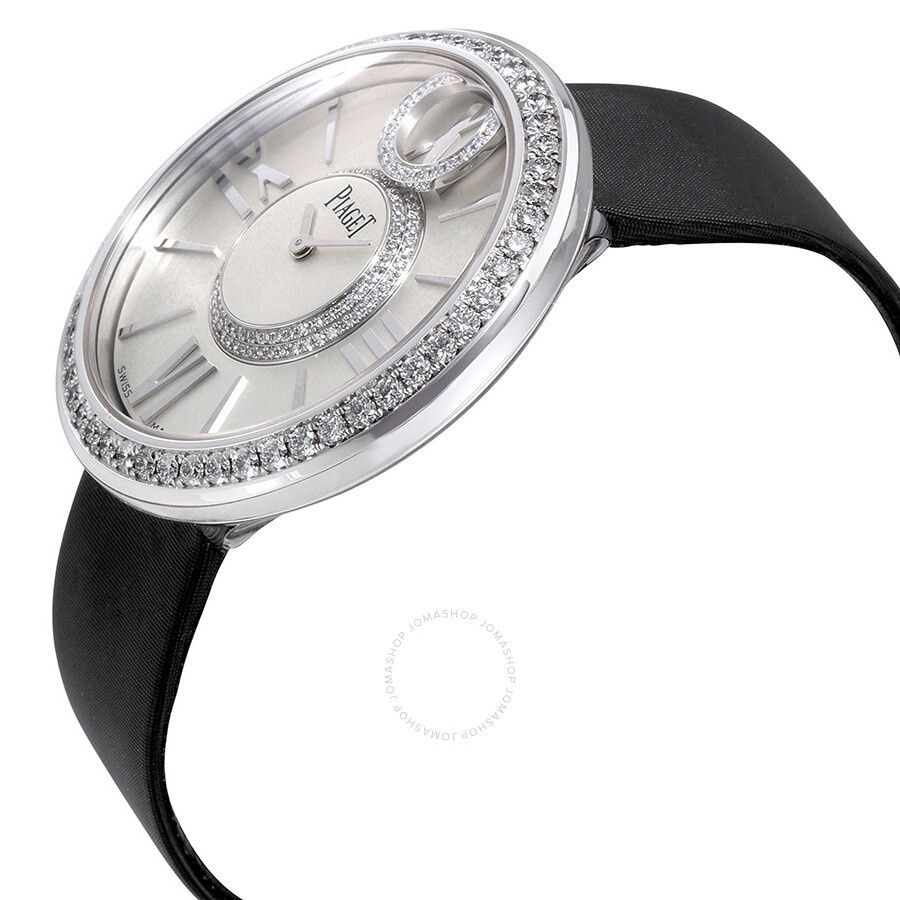Piaget Limelight Dancing Light Silver Dial Satin Strap Ladies Watch G0A36156 - 2