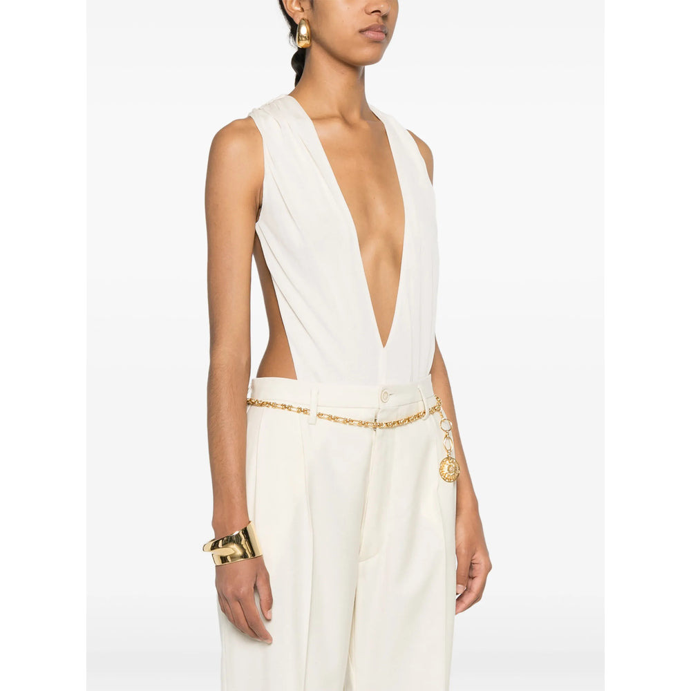 Saint Laurent Neutrals Tops - Vests & Tank Tops Women - 3