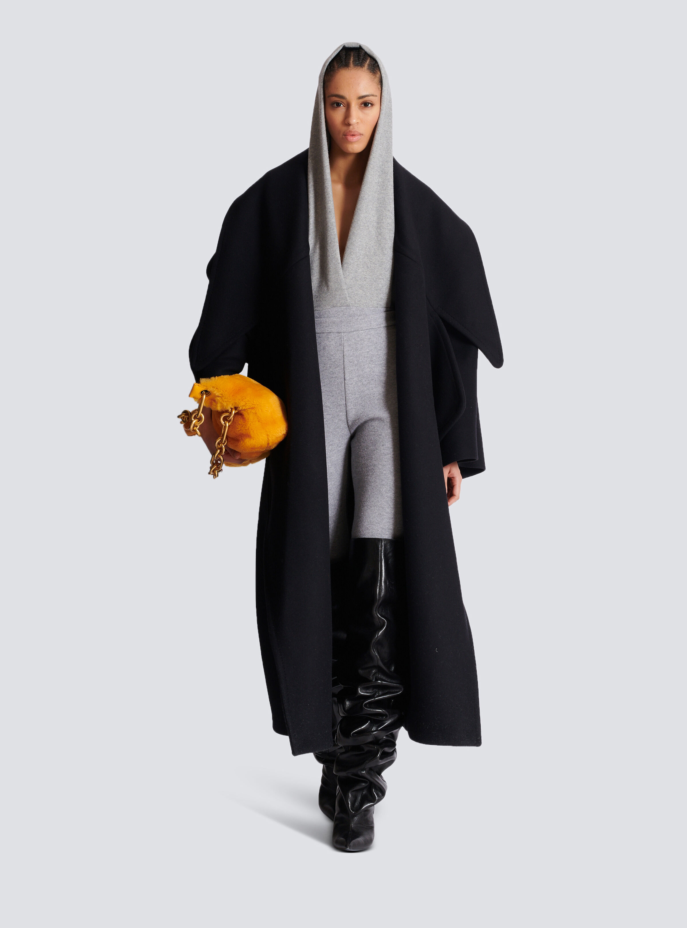 Oversized wool cape coat - 2