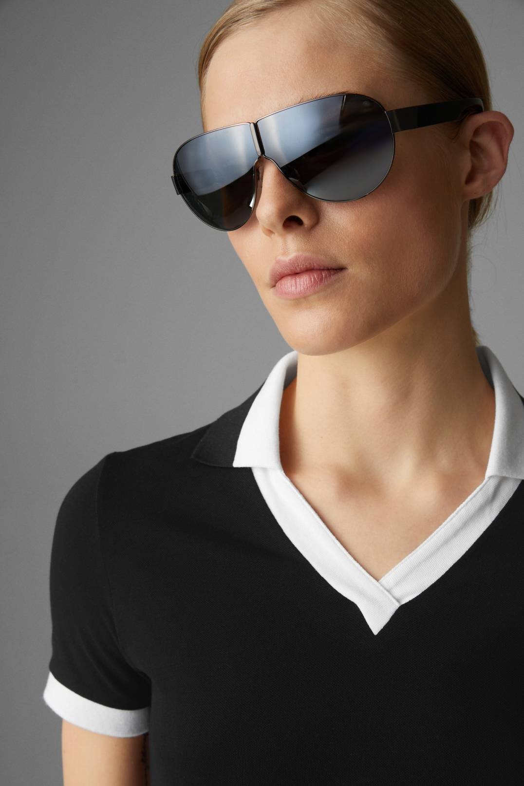LUMA FUNCTIONAL POLO SHIRT IN BLACK - 4