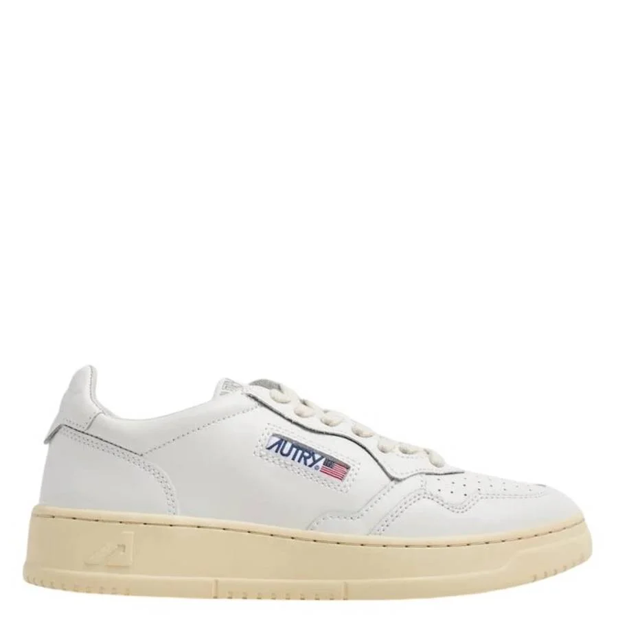 Autry Medalist Low Sneakers In White Leather - 1