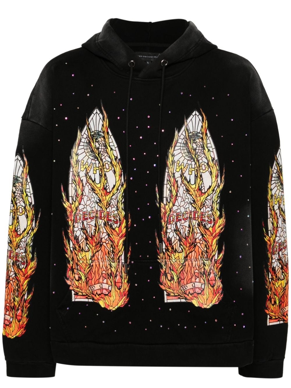 Flames Glass hoodie - 1