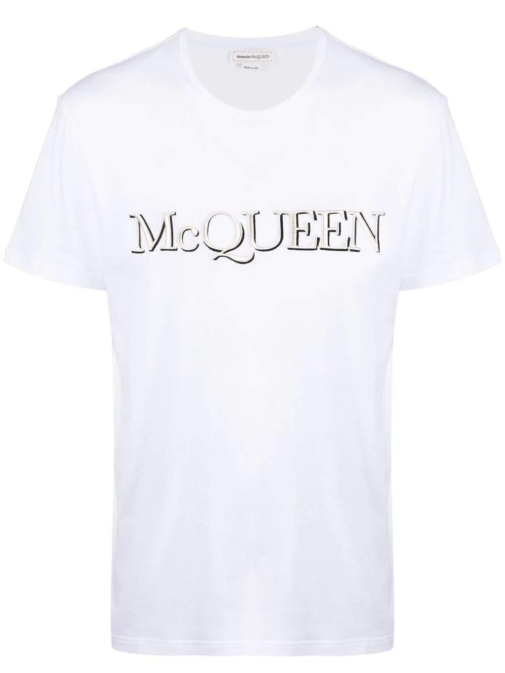 embroidered logo cotton T-shirt - 1