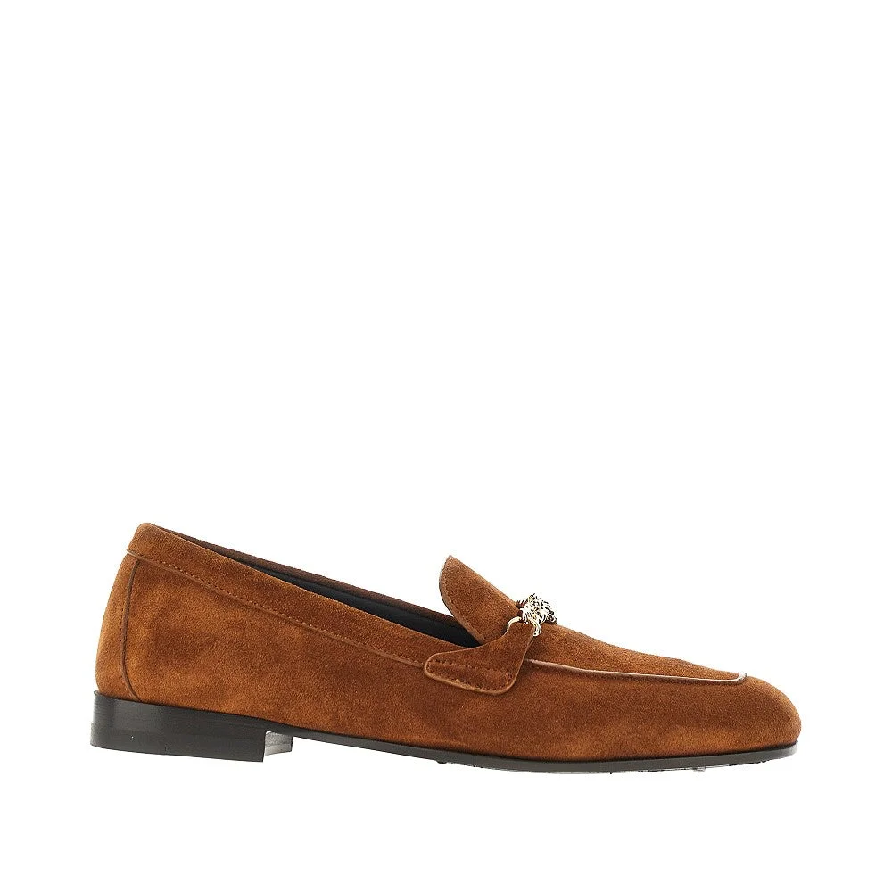 'MEDUSA' SUEDE LEATHER LOAFERS - 1