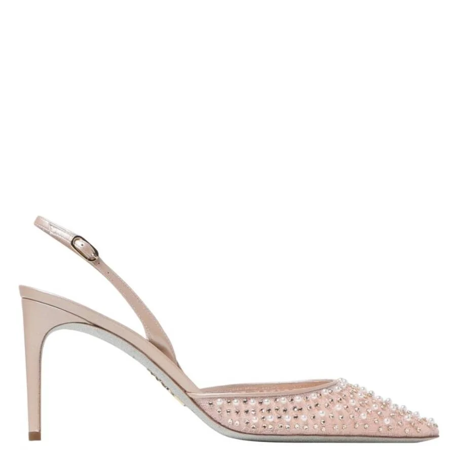 Rene Caovilla Aretha 80 Slingback Pumps - 1