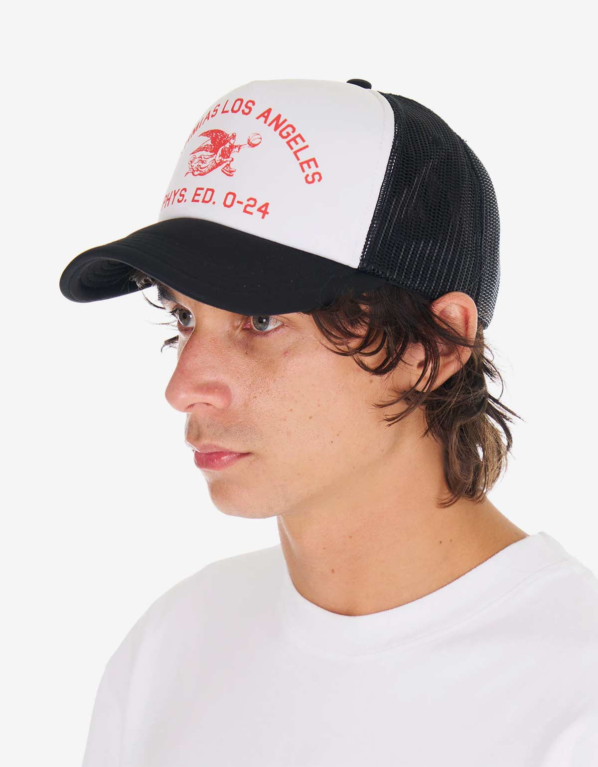 Nahmias Black PHYS. ED. Foam Trucker Hat - 2