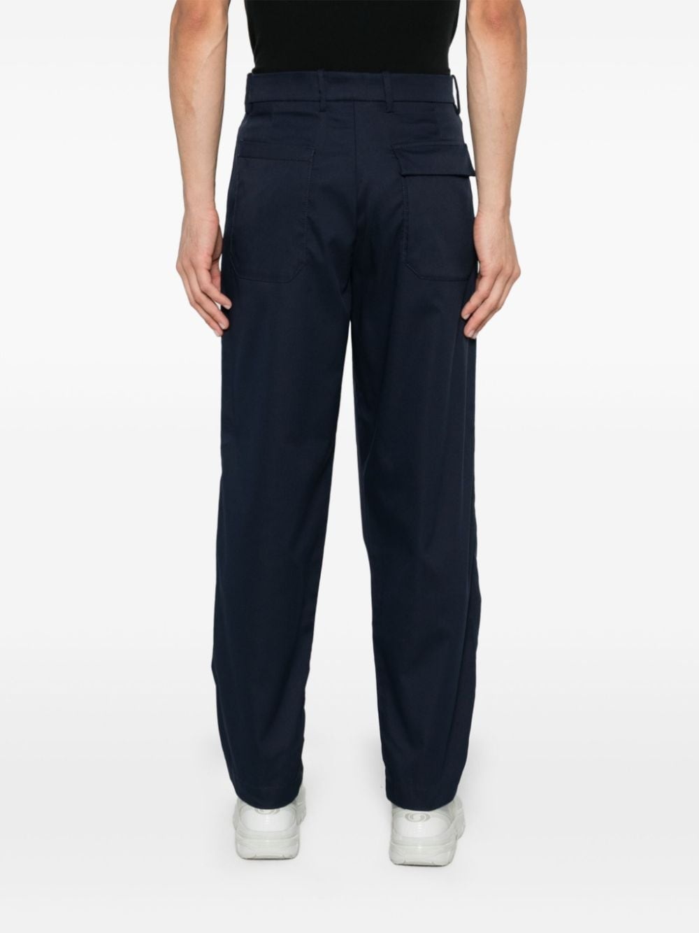 logo-patch trousers - 4