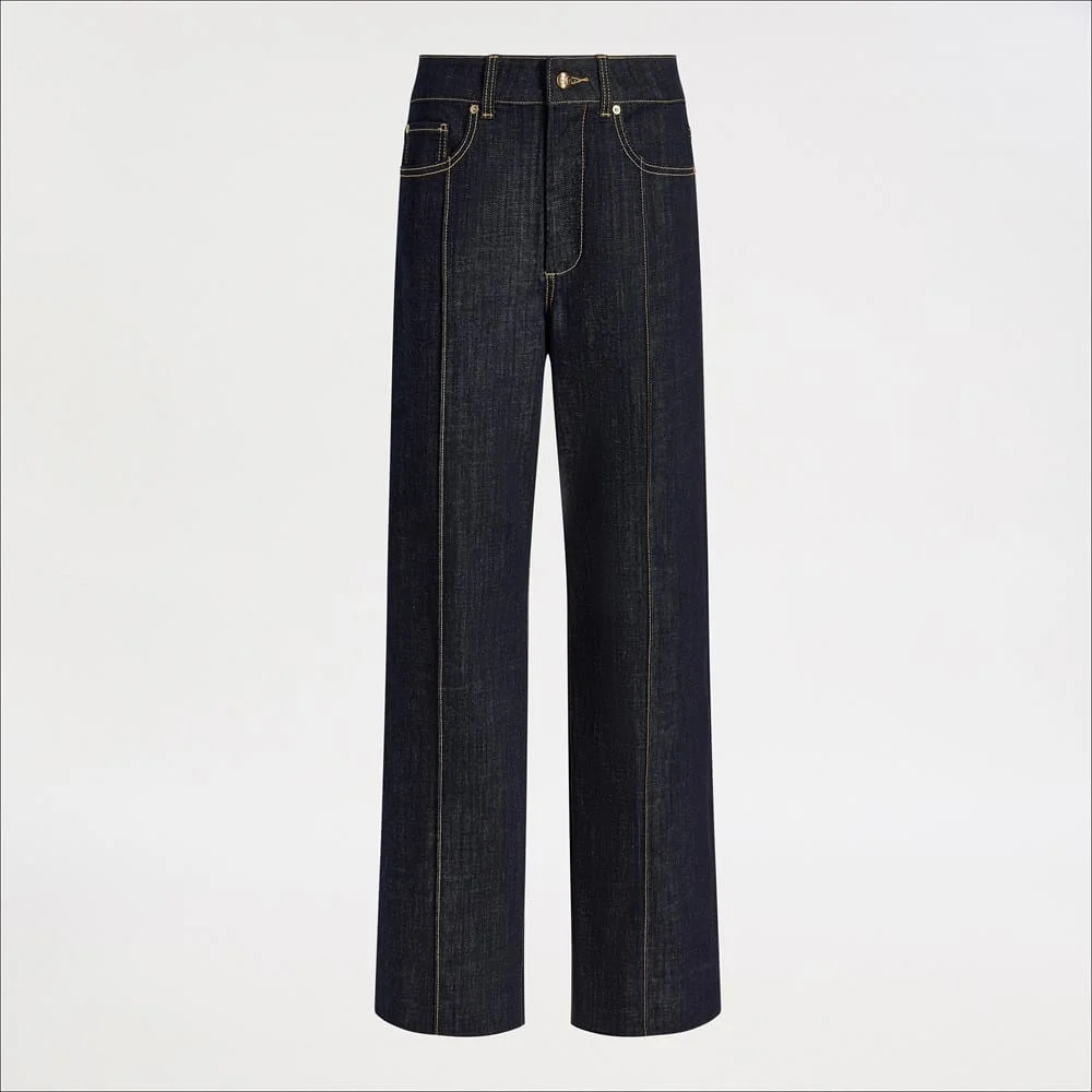 Pintuck Trouser Jean - 1