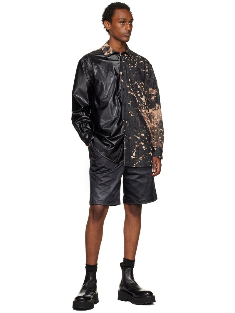 Song for the Mute Black Super Oversized Shirt outlook