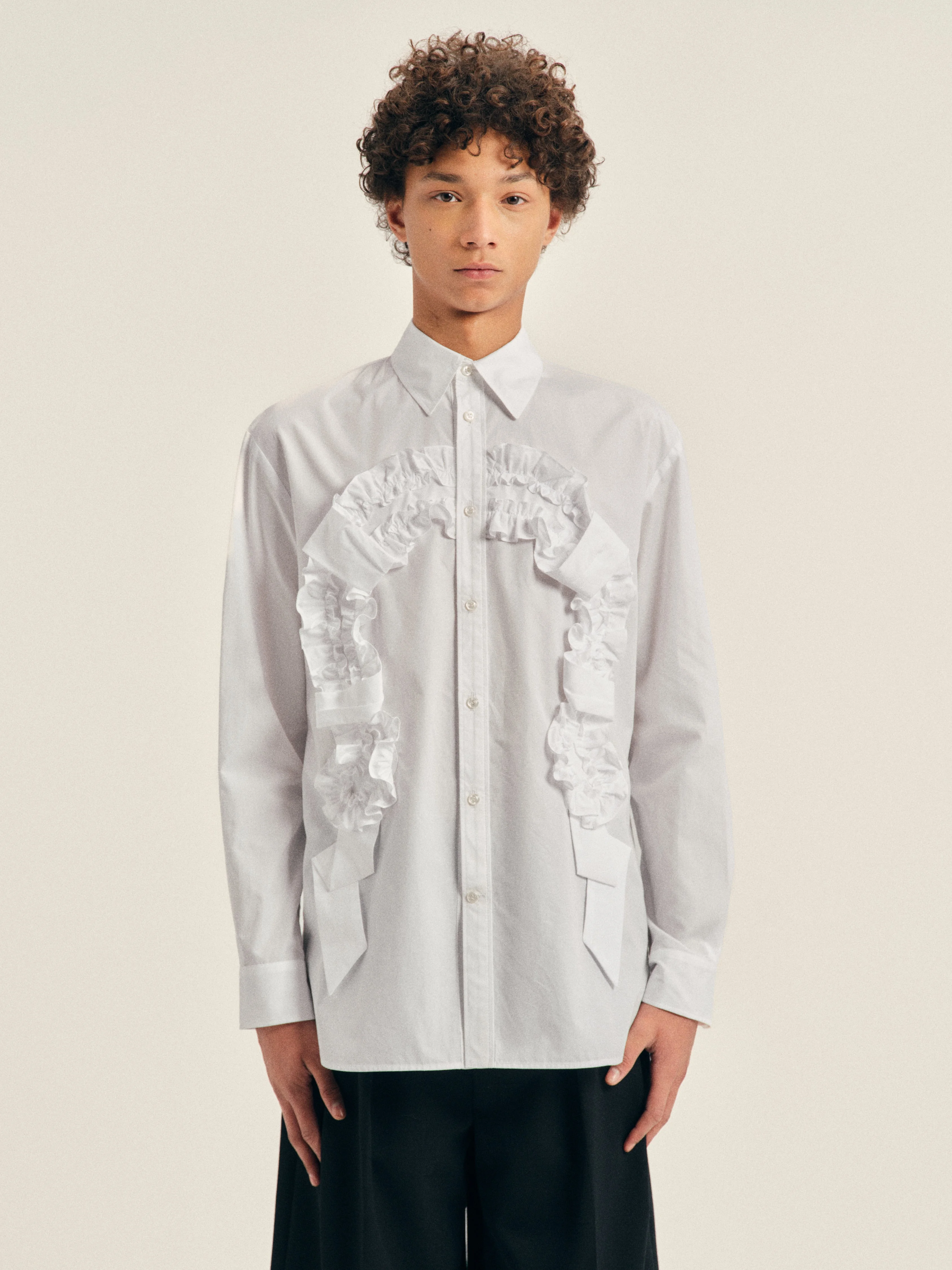 Ruffle Horseshoe Easy Shirt - 1